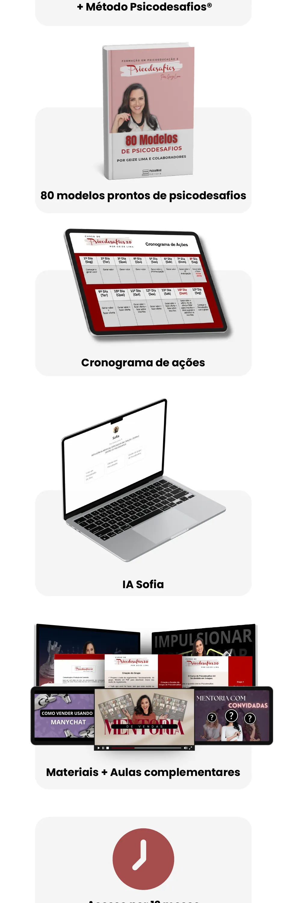 Conteúdo da formação